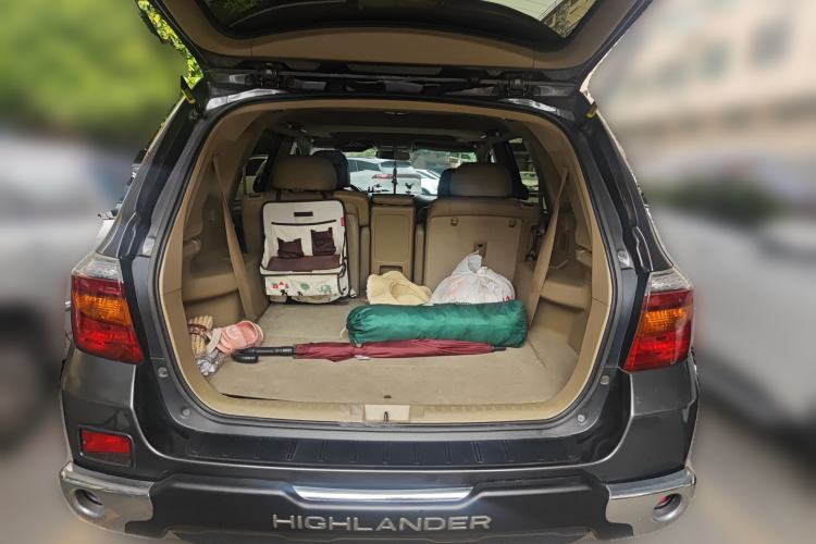 Used Toyota Highlander 2009 2.7L Two-Wheel Drive 7-Seater Luxury Edition Trunk