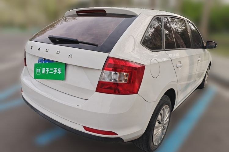 Used Skoda Rapid Spaceback 2019 Revised Version 1.5L Automatic Standard Edition China V Standard Rear Right 45 Deg