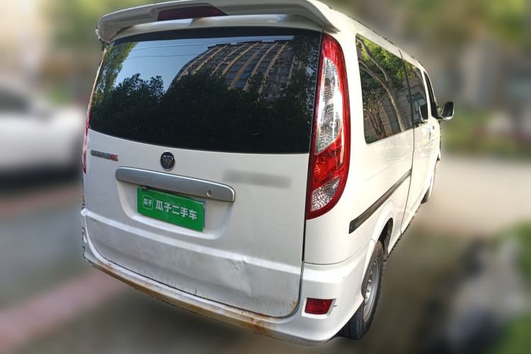 Used Foton Scenic G5 2022 2.0L Gasoline Commercial Version Open-Window 5/6-Seater 1TZS Rear Right 45 Deg