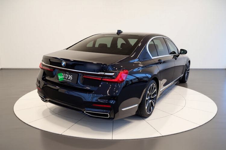 Used BMW 7 Series 2021 740Li Leading Model M Sport Package Rear Right 45 Deg