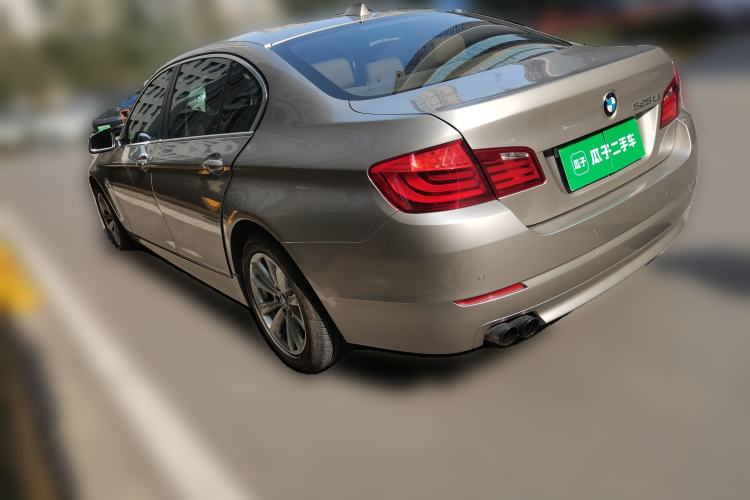 Used BMW 5 Series 2013 525Li Leading Model Rear Left 45 Deg