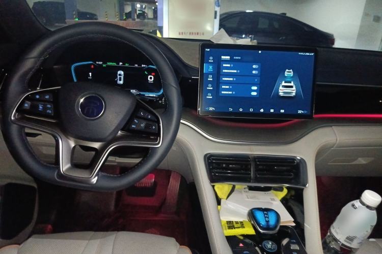 Used BYD Song PLUS New Energy 2021 DM-i 51KM Prestige Model Center Console