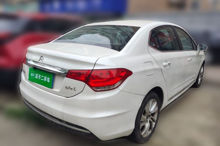 Used Citroen C4L 2013 1.8L Automatic Jingzhi Edition Rear Right 45 Deg