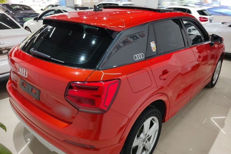 Used Audi Q2L 2021 35 TFSI Fashionable and Elegant Model Rear Right 45 Deg