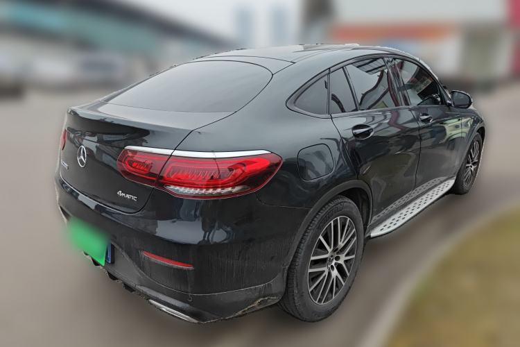 Used Mercedes-Benz GLC Coupe 2023 GLC 260 4MATIC Coupe SUV Rear Right 45 Deg