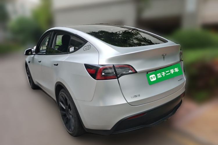 Used Tesla Model Y 2021 Standard Range Rear-Wheel Drive Version Rear Left 45 Deg