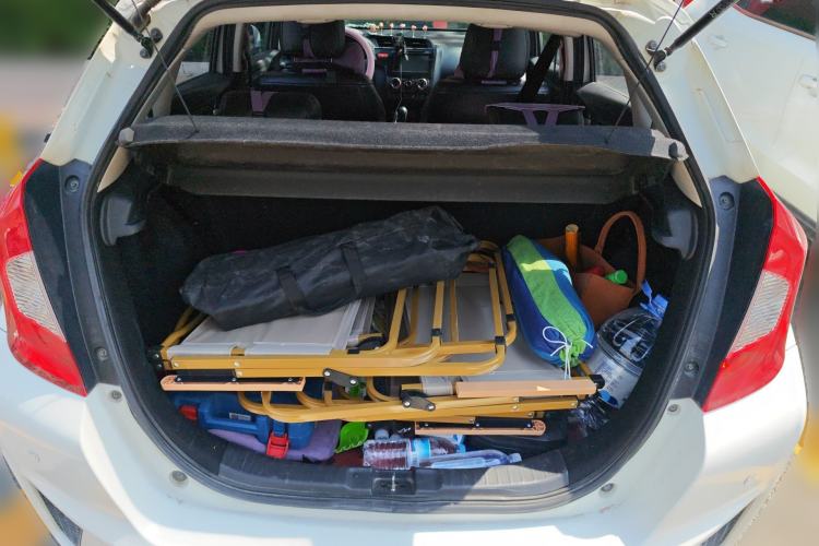 Used Honda Fit 2014 1.5L LX CVT Comfort Model Trunk