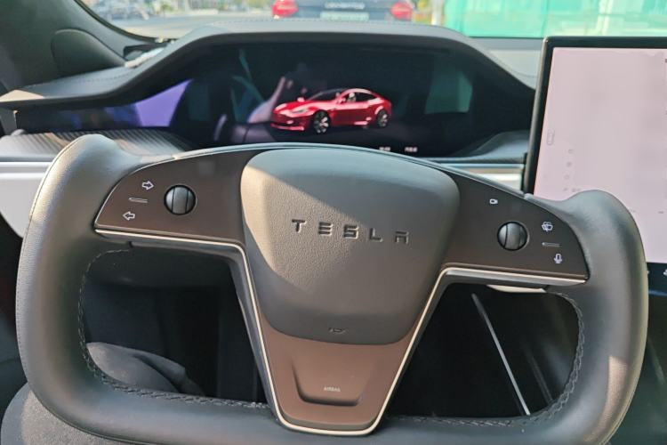 Used Tesla Model S 2023 Three-Motor All-Wheel-Drive Plaid Version Steering Wheel