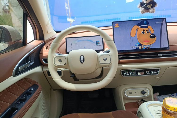 Used ORA Good Cat 2025 Model, 430 km Luxury Version Steering Wheel