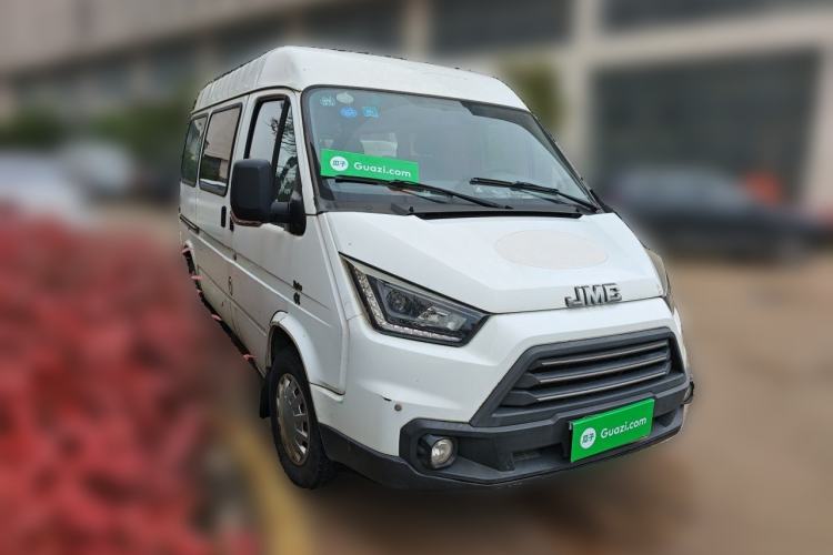Used JMC Transit 2017 2.8T Commercial Version Short Wheelbase Mid-Roof 6/7/8-Seater JX493 Front Right 45 Deg