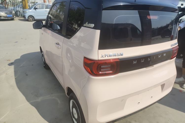 Used Wuling Hongguang MINIEV 2021 Macaron Fashion Edition Lithium-Ion Battery Rear Left 45 Deg