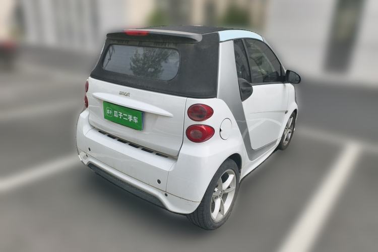 Used smart fortwo 2012 1.0T Convertible Passion Edition Rear Right 45 Deg