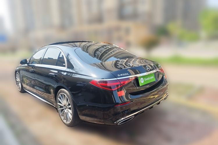 Used Mercedes-Benz S-Class 2022 S 450 L 4MATIC Rear Left 45 Deg