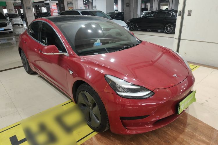 Used Tesla Model 3 2020 Standard Range Rear-Wheel Drive Upgraded Version Front Right 45 Deg