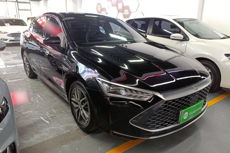 Used BYD Qin PLUS 2021 DM-i 55KM Flagship Model Front Right 45 Deg