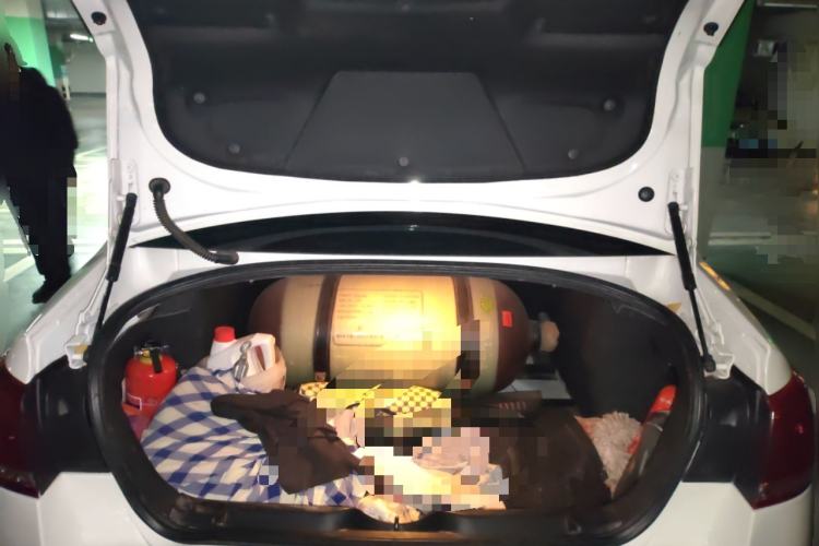 Used Citroen C-Quatre 2012 Sedan 1.6L Manual Enjoyment Model Trunk