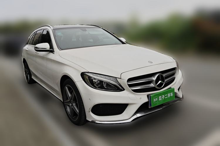 Used Mercedes-Benz C-Class 2017 C 200 station wagon Front Right 45 Deg