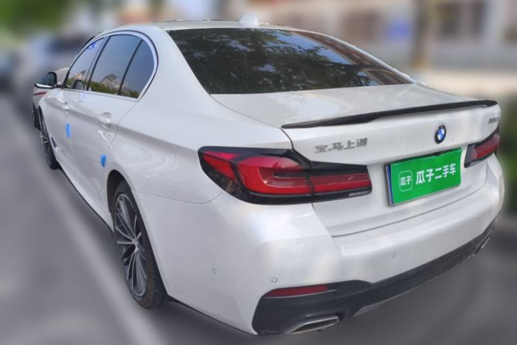 Used BMW 5 Series 2021 530Li Leading Model M Sport Package Rear Left 45 Deg