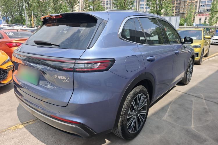 Used Geely Galaxy Xingjian 7 EM-i 2025 120km Flagship Edition Rear Right 45 Deg