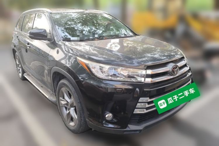 Used Toyota Highlander 2018 2.0T Four-Wheel Drive Supreme Edition 7-Seater China VI Front Right 45 Deg