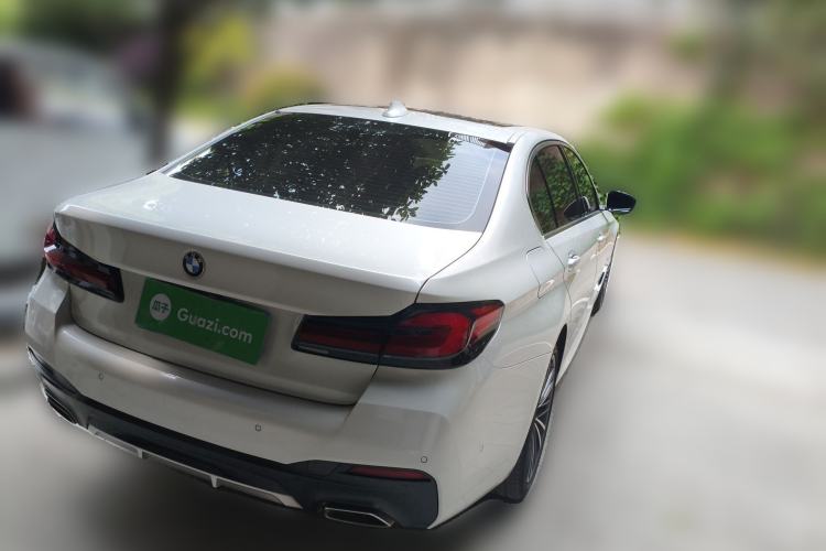 Used BMW 5 Series 2021 530Li Leading Model M Sport Package Rear Right 45 Deg