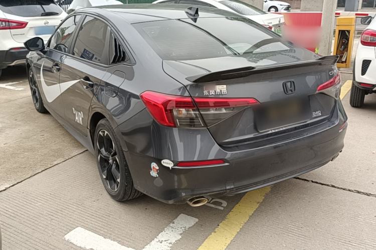 Used Honda Civic 2022 240TURBO CVT Dynamic Edition Rear Left 45 Deg