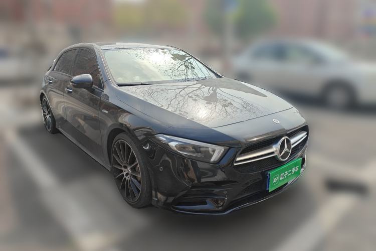 Used Mercedes-Benz A AMG 2022 AMG A 35 4MATIC Front Right 45 Deg