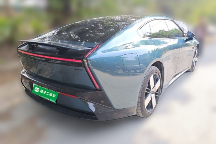 Used XPeng P7 2025 Model—750 All-Wheel-Drive High-Performance Ultra Rear Right 45 Deg