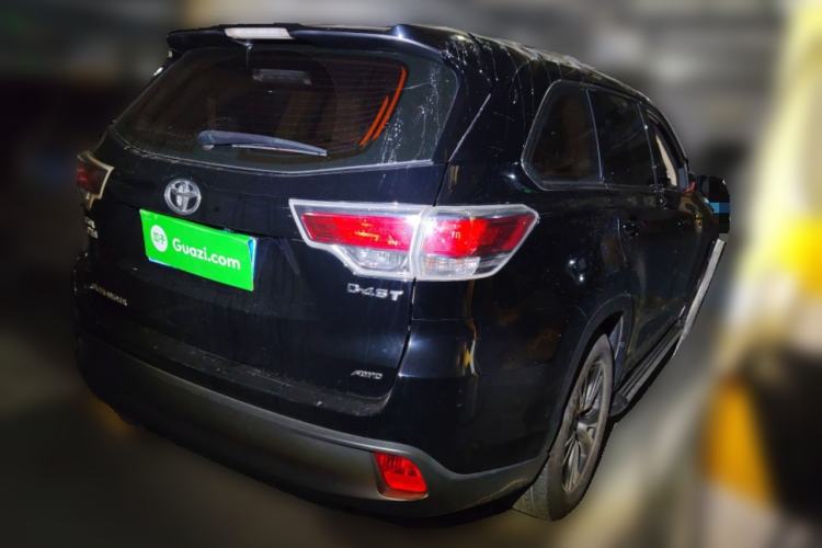 Used Toyota Highlander 2017 2.0T Four-Wheel Drive Elite Edition 7-Seater Rear Right 45 Deg