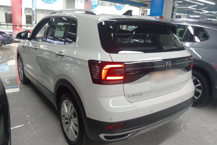 Used Volkswagen T-Cross 2021 1.5L Automatic Comfort Edition Rear Left 45 Deg