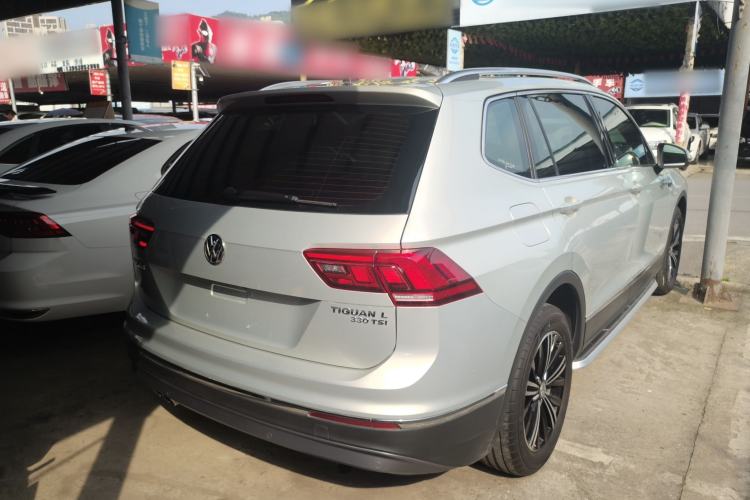 Used Volkswagen Tiguan L 2019 Updated Version 330TSI Automatic Two-Wheel Drive Panoramic Comfort Edition China VI Standard Rear Right 45 Deg