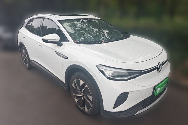 Used Volkswagen ID.4 CROZZ 2022 Long-Range PURE+ Edition Front Right 45 Deg