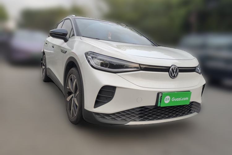 Used Volkswagen ID.4 CROZZ 2021 Long-Range Lite PRO Two-Wheel Drive Version Front Right 45 Deg