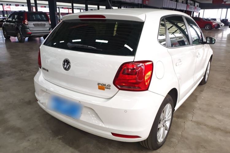 Used Volkswagen Polo 2014 1.6L Automatic Comfort Edition Rear Right 45 Deg