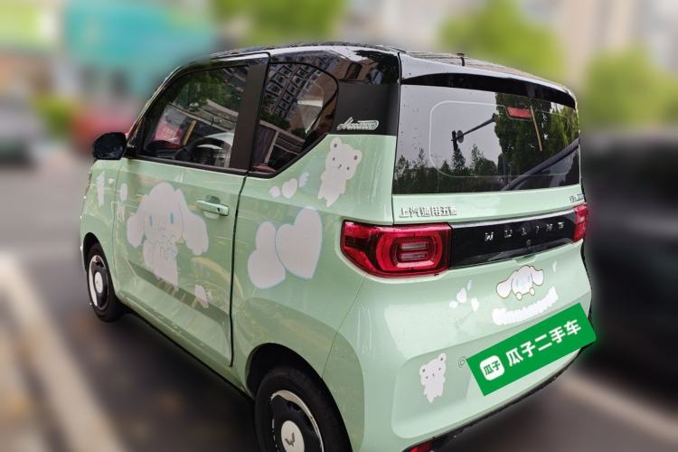 Used Wuling Hongguang MINIEV 2022 Macaron Premium Model – Lithium Iron Phosphate Rear Left 45 Deg