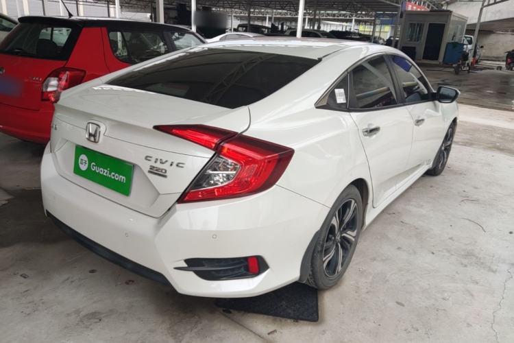 Used Honda Civic 2019 220TURBO CVT Power Edition China VI Emission Standard Rear Right 45 Deg