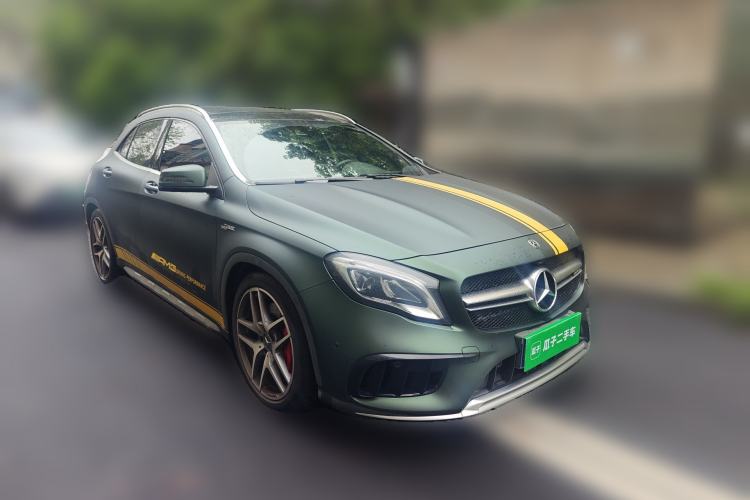 Used Mercedes-Benz GLA AMG 2017 Facelifted AMG GLA 45 4MATIC Front Right 45 Deg