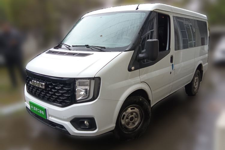 Used JMC Fushun 2023 2.0T Automatic Short-Wheelbase Low-Roof Commercial Van 2/3 Seats with Dual-Opening Tailgate