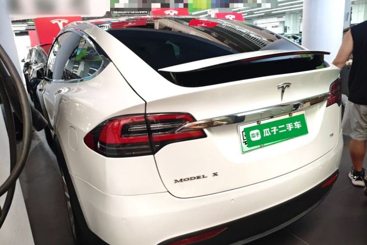 Used Tesla Model X 2016 X 75D Rear Left 45 Deg