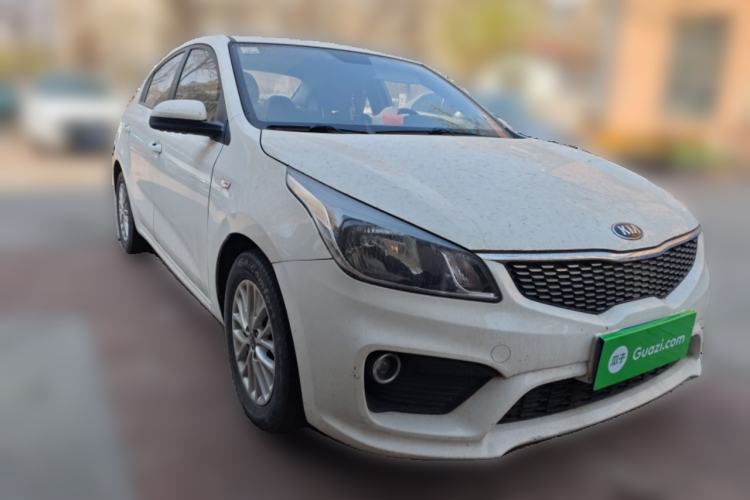 Used Kia K2 2017 Sedan 1.4L Automatic Transmission 15th Anniversary Special Edition GLS Front Right 45 Deg