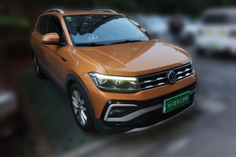 Used Volkswagen T-Cross 2019 280TSI DSG Comfort Edition Front Right 45 Deg