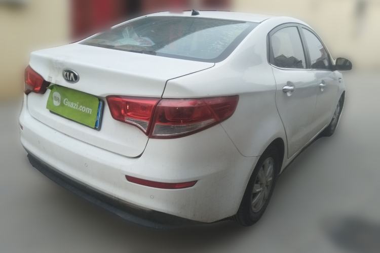 Used Kia K2 2015 Sedan 1.4L MT GLS Rear Right 45 Deg