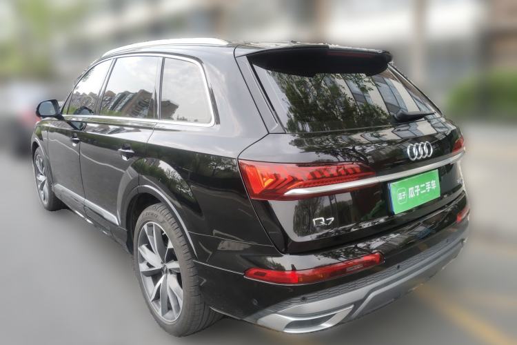 Used Audi Q7 2022 55 TFSI quattro S line Sport model Rear Left 45 Deg