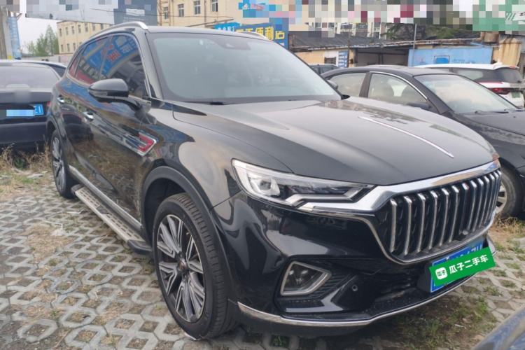 Used Hongqi HS5 2022 Facelifted Version 2.0T Smart Connect Flagship All-Wheel-Drive Edition Front Right 45 Deg