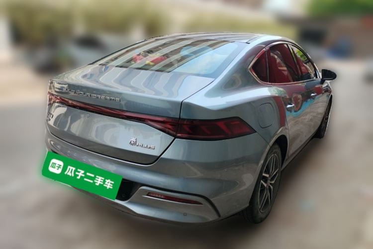 Used BYD Qin PLUS 2021 DM-i 55KM Flagship Model Rear Right 45 Deg