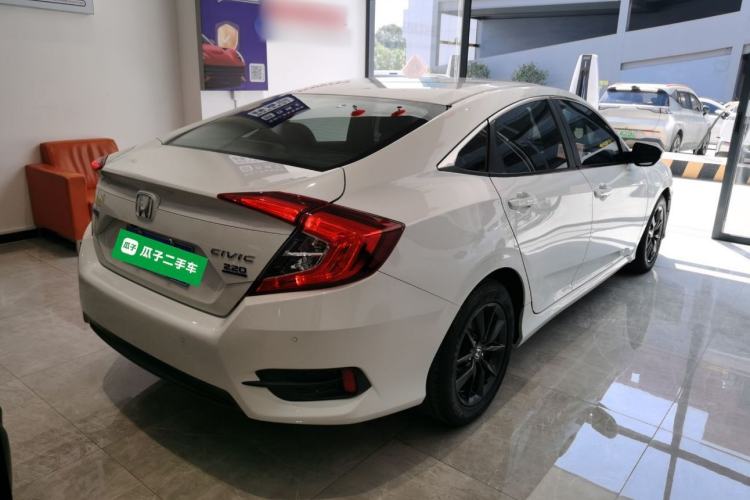 Used Honda Civic 2019 220TURBO CVT Dynamic Edition China VI Rear Right 45 Deg