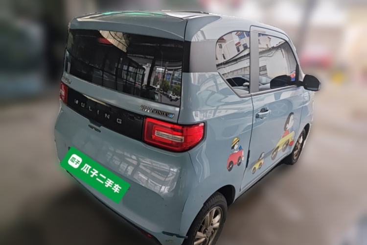 Used Wuling Hongguang MINIEV 2020 Enjoyment Model Lithium Iron Phosphate Rear Right 45 Deg