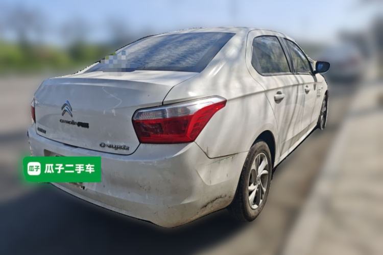 Used Citroen Elysee 2014 1.6L Manual Fashion Edition Rear Right 45 Deg