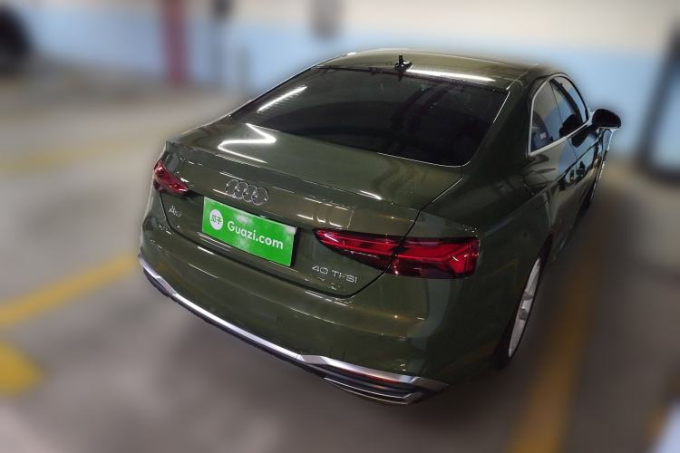 Used Audi A5 2023 Coupe 40 TFSI Fashionable and Dynamic Model Rear Right 45 Deg