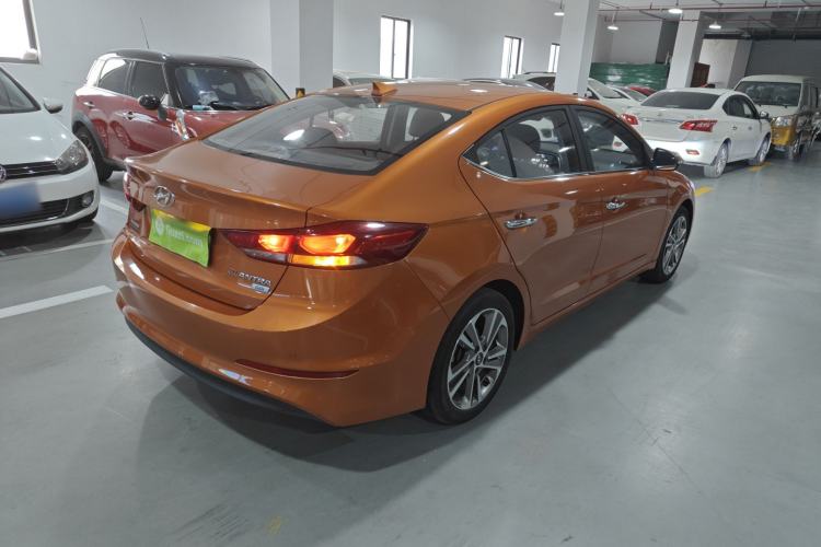 Used Hyundai Elantra (6th Generation / Lingdong) 2016 1.6L Automatic ZhiXuan – Elite Version Rear Right 45 Deg